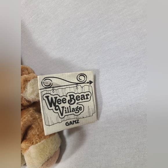 Wee Bear Village Reindeer Bear plush w/Tag Ganz 6" Sleighter with tags - Picture 3 of 7